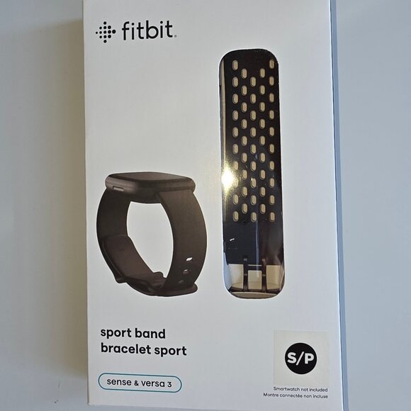 Original OEM Fitbit Versa 3/Sense Sport Band – Black – NWT – Size S/P - Picture 4 of 4